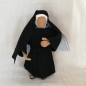 Preview: Nonne, Klosterschwester, Erzählfigur, Egli-Figur, schwarz